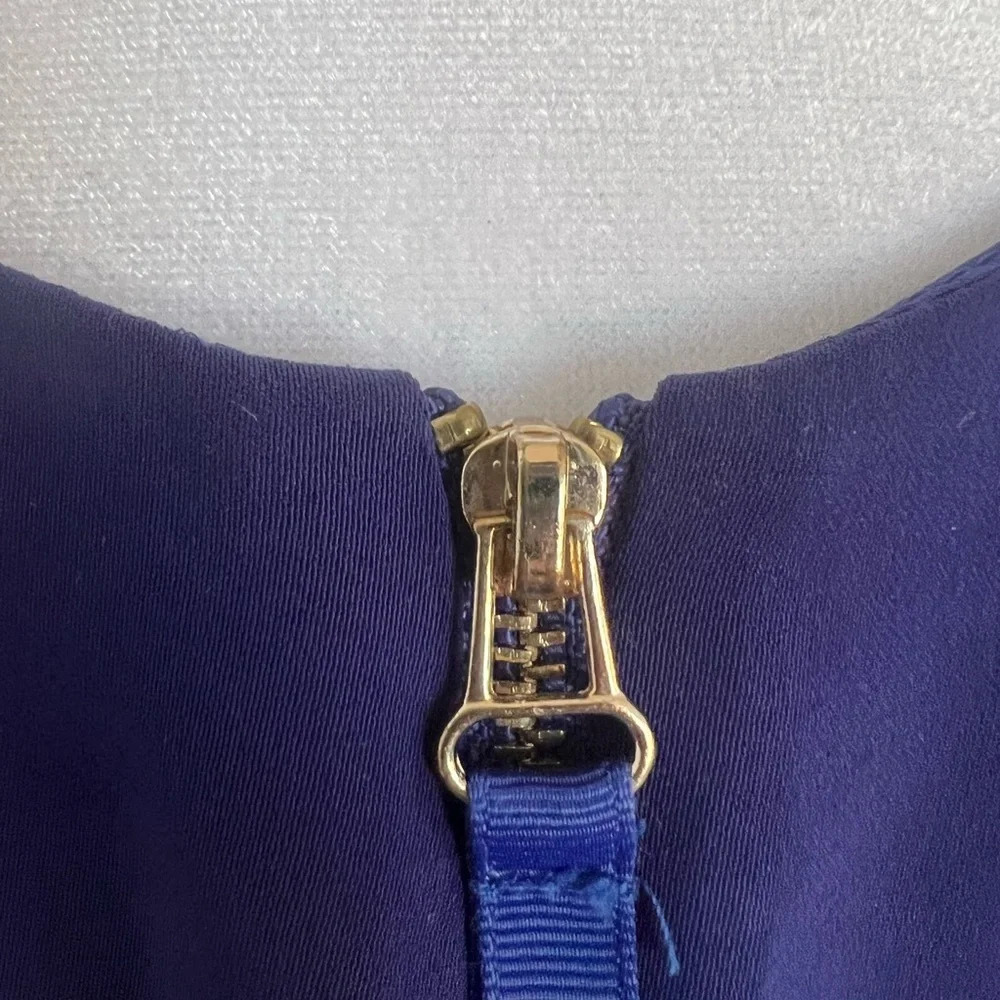 Jade Melody Tam Dress Navy Small - Picture 4 of 5